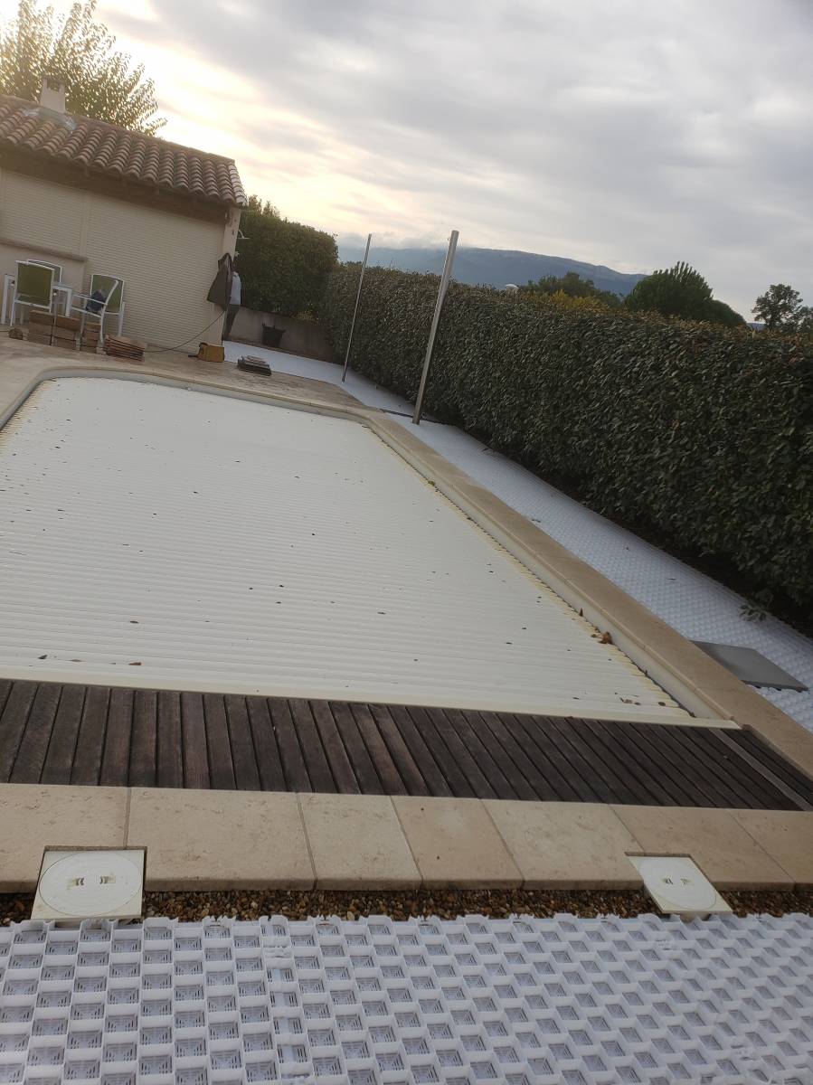 Stabilisation avec dalle Gravel Grid dans le Var