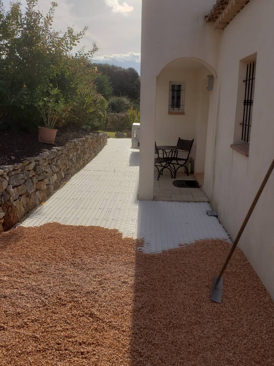 Stabilisation entrée de villa à Pourrières dans le dans