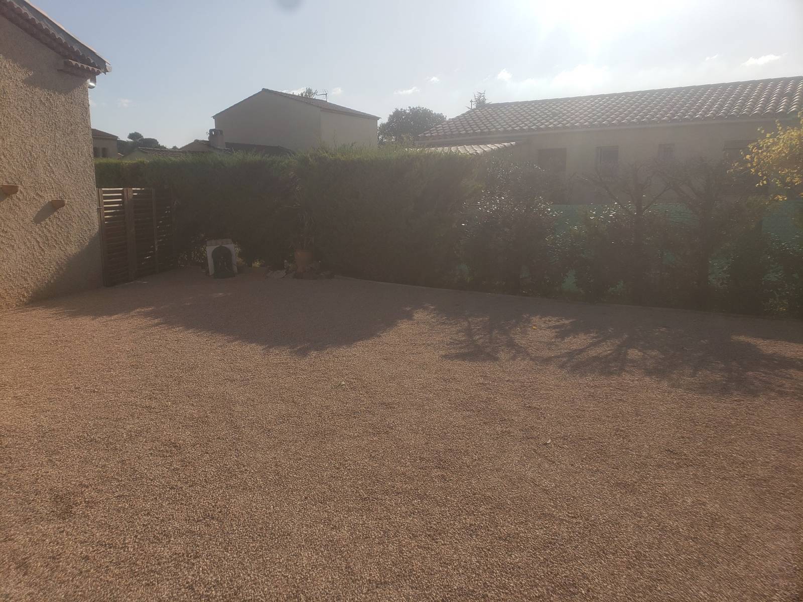 Stabilsation de parking perméable à l'eau dans le Var