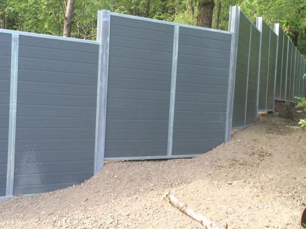 Cloture Neular Palissade grise