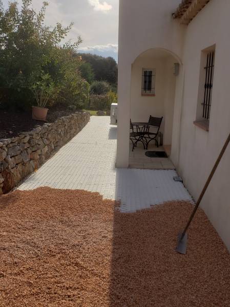 Stabilisation entrée de villa à Pourrières dans le dans