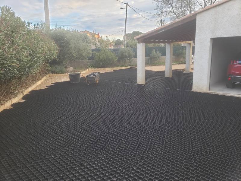 Stabilisation de parking à Saint Maximin La Sainte Baume