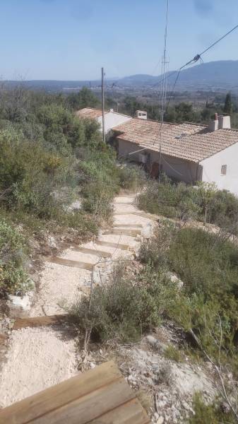 La vue sur la vallée de l'Arc de la Sainte Victoire