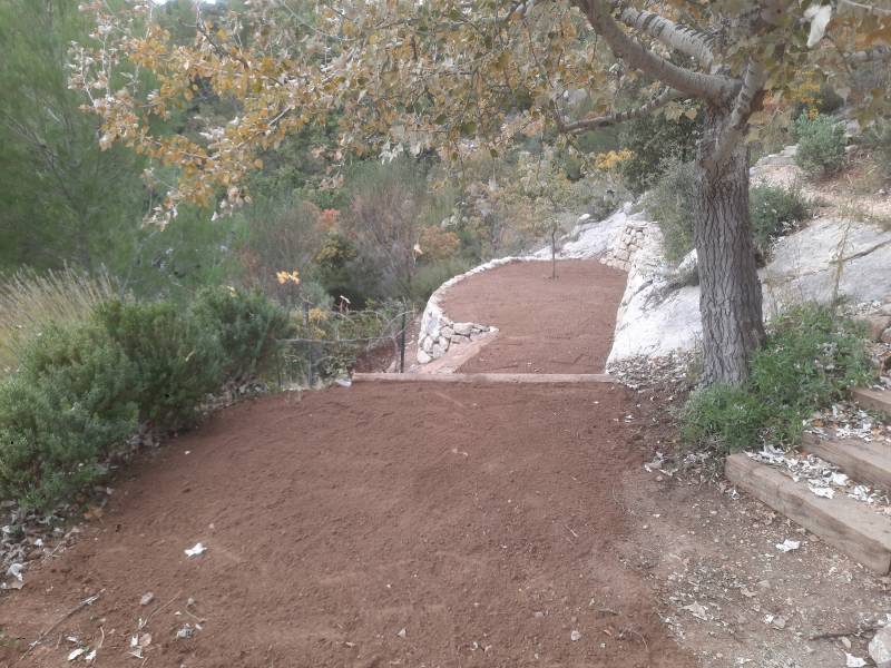 Aménagement en restanque à Puyloubier à côté de St Maximin La Ste Baume