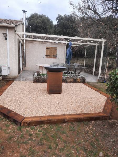 Brasero plancha districué par JADES Espaces Verts dabs le Var