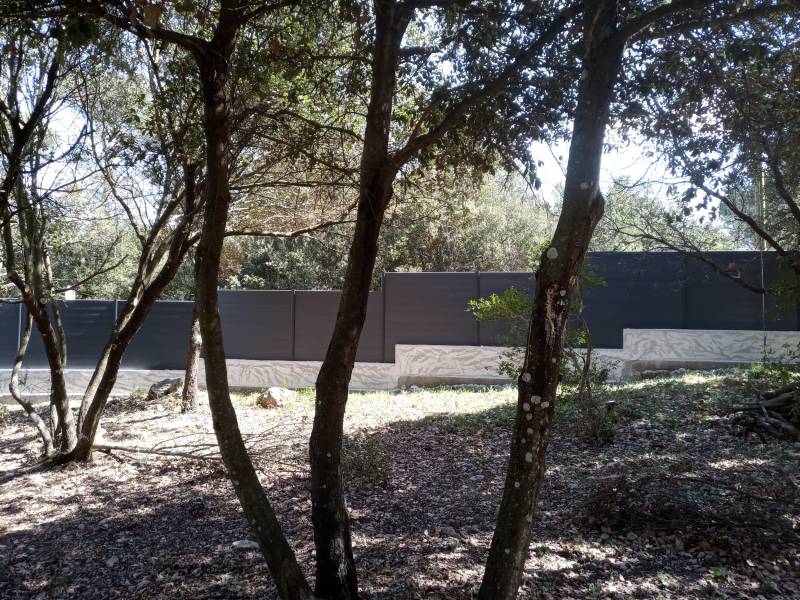 Clôture en plastique recyclé un occultant à 100% dans le var