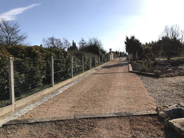 Stabilisation chemin d'accès pour véhicules dans le var