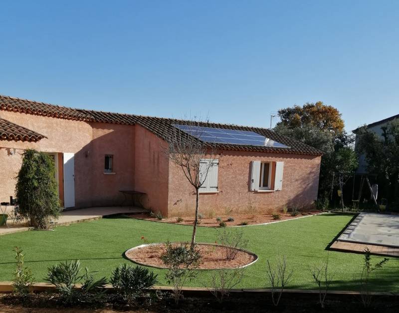 Un bel aménagementde jardin à St Maximin La Ste Baume