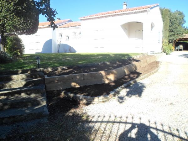 Relooking entrée de villa