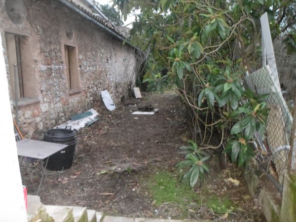 Jardin avant travaux à St Maximin