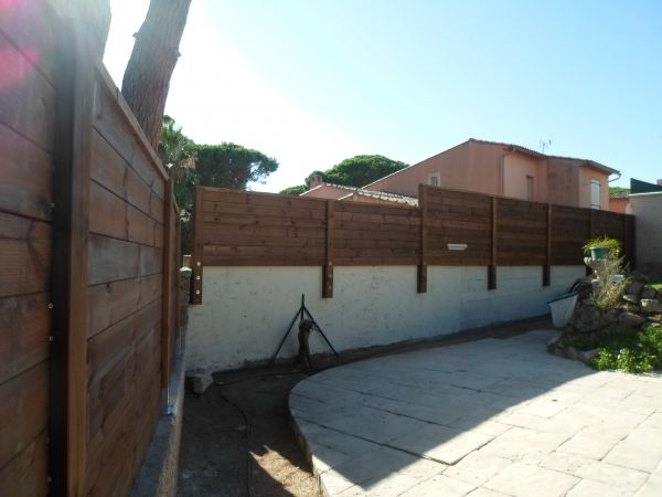 Cloture bois à Fréjus