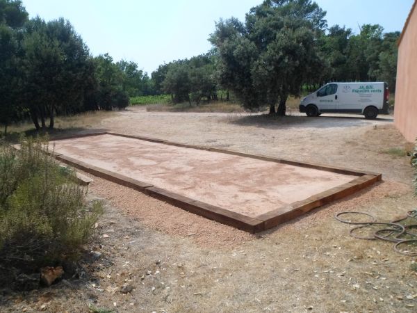 Terrain de boule à St Maximin