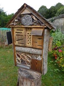 Abri à insectes indispensable dans un jardin du Var