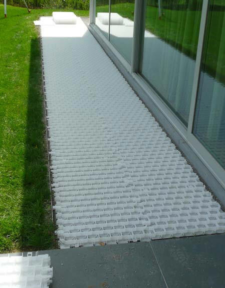 Stabilisation trottoir autour d'une maison a st maximin dans le var