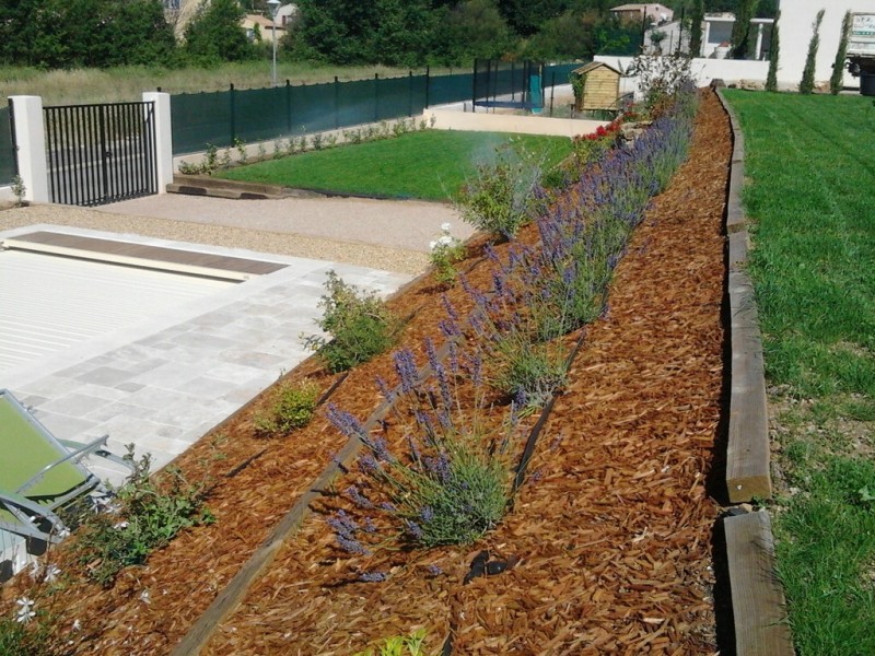 Plantation sur Talus dans le var