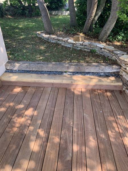 Terrasse en bois exotique à St Maximin La Ste Baume